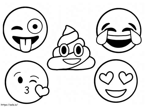 emoji coloring pages|100 Emoji Coloring Pages